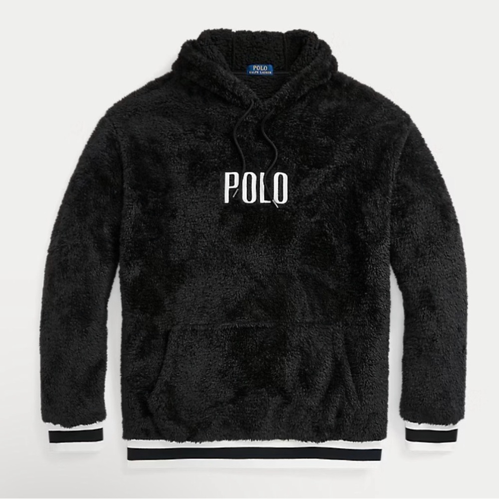 Polo Ralph Lauren Logo Pile Sherpa Fleece Hoodie😳😳😳🔥🔥🔥